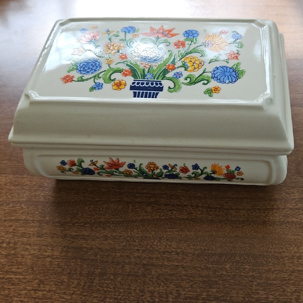 Vintage Max Factor “Hypnotique” Ceramic Trinket Box - Picture 6 of 7